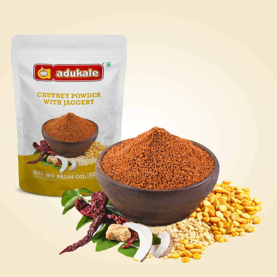Adukale Chutney Powder With Jaggery