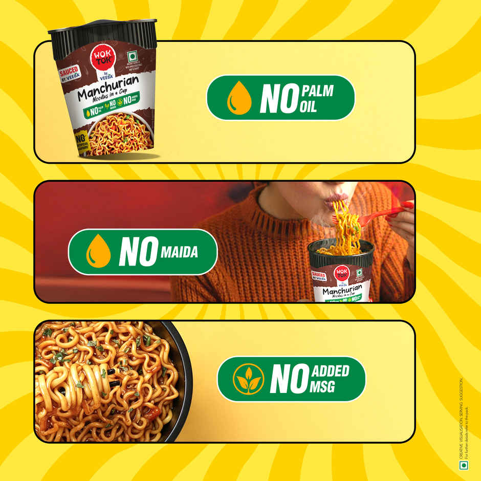 Wok Tok by Veeba Manchurian Noodles in a Cup