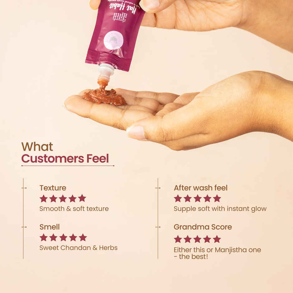 Nat Habit Fresh Chandan Face Pack for Skin Glow