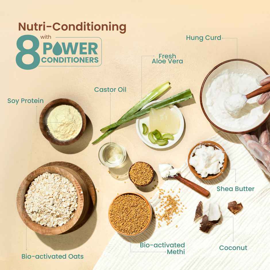 Nat Habit Anti-Hair Fall Rosemary Conditioner For Women & Men, Hair Tangle Control Sulphate