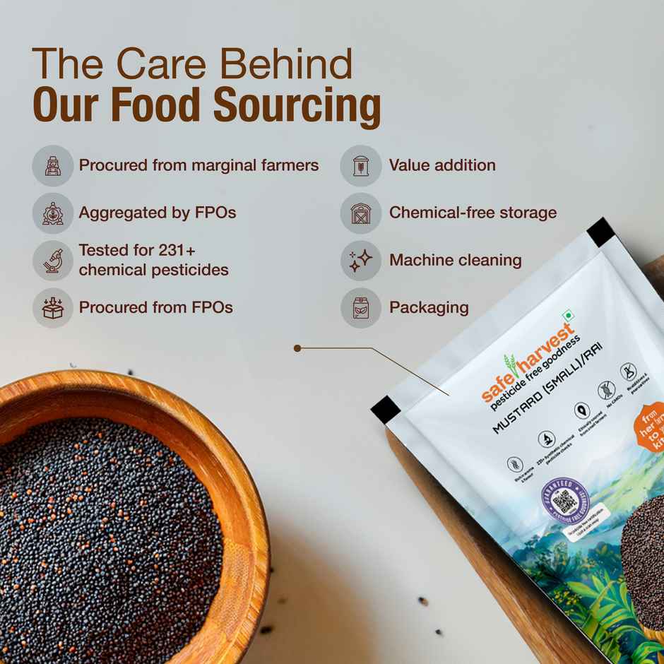 Safe Harvest Pesticide - Free Mustard - Small