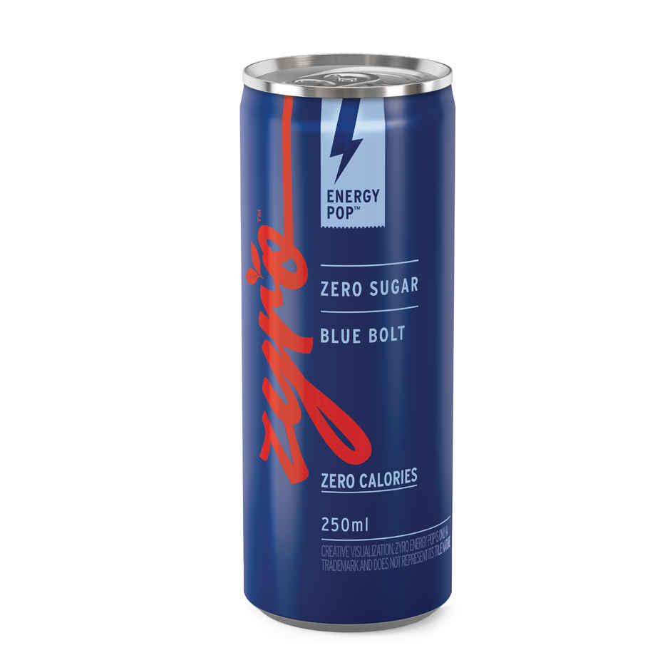 Zyro by Karan Aujla Energy Drink | Zero Sugar| Blue Bolt