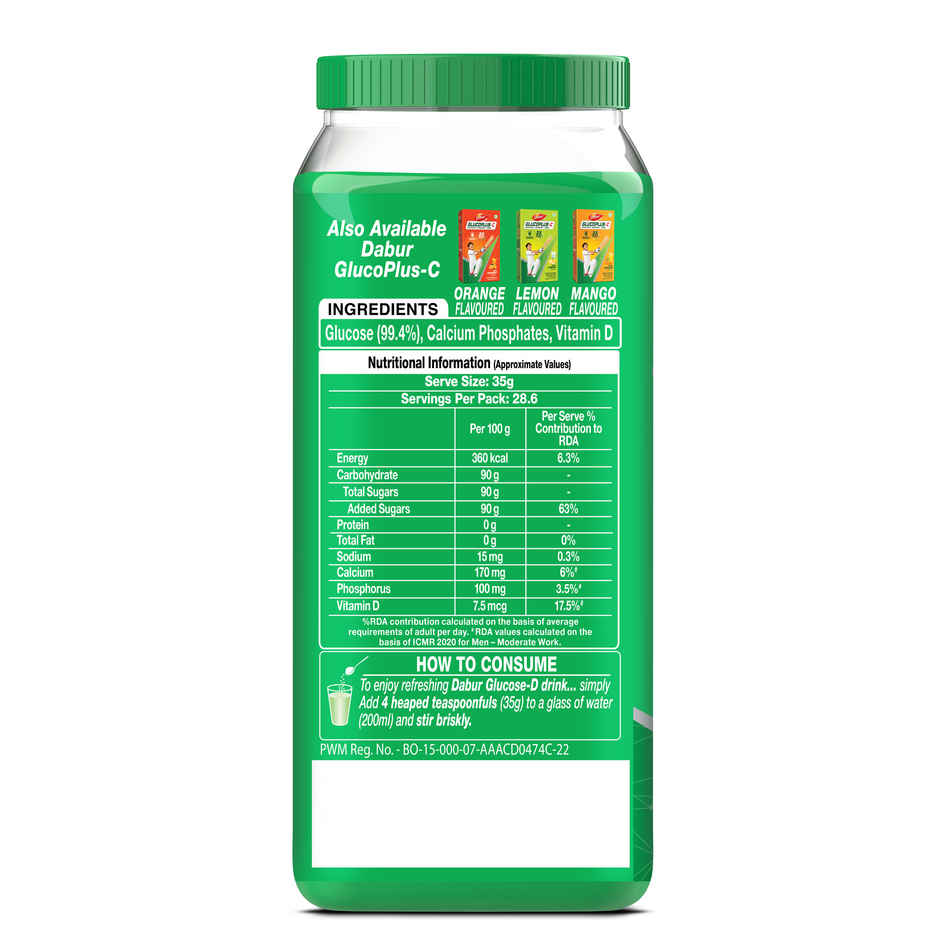 Dabur Glucose-D Instant Energy Powder