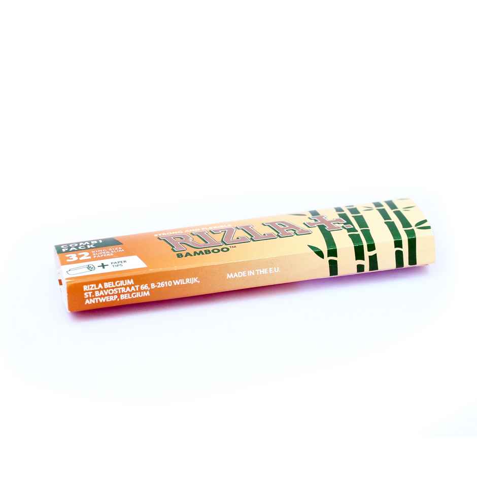 Rizla + Bamboo Super Slim King Size Brown Combi Pack