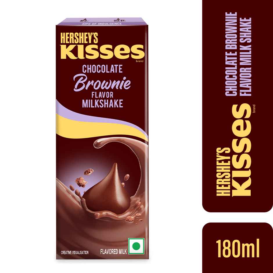 Hershey's Kisses Chocolate Brownie Flavoured Milkshake
