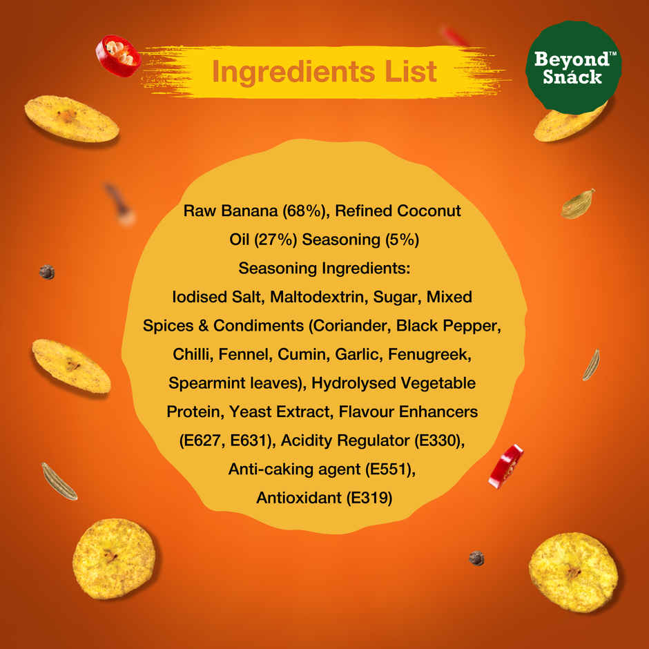 Beyond Snack Kerala Banana Chips Malabar Masala