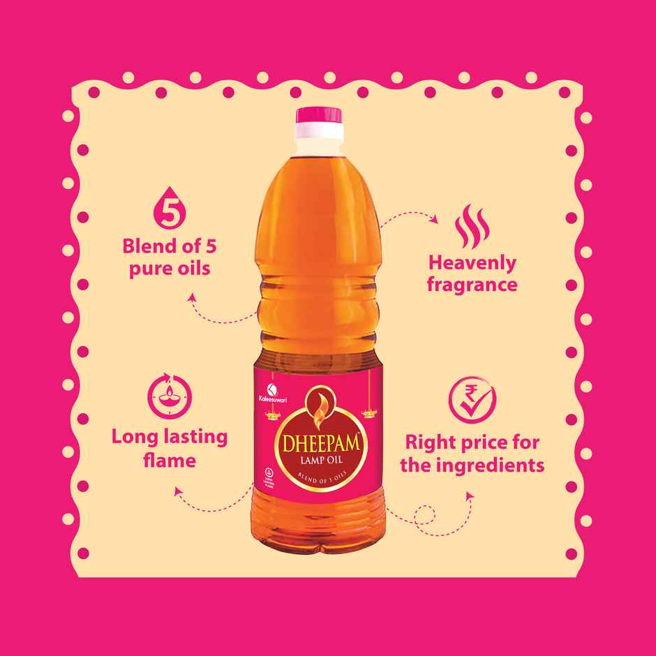 Lamp Oil Pet | Bottle | Dheepam