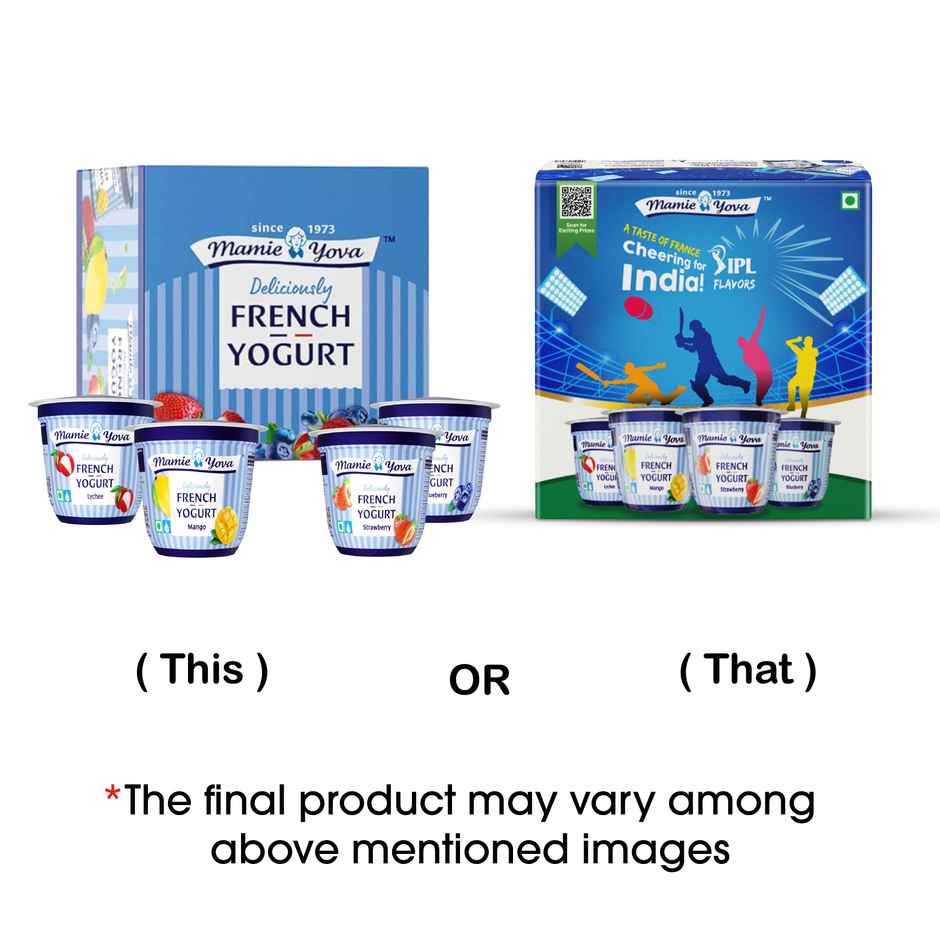 Mamie Yova Combopack Stirred Yogurt (Pack of 4) Combo