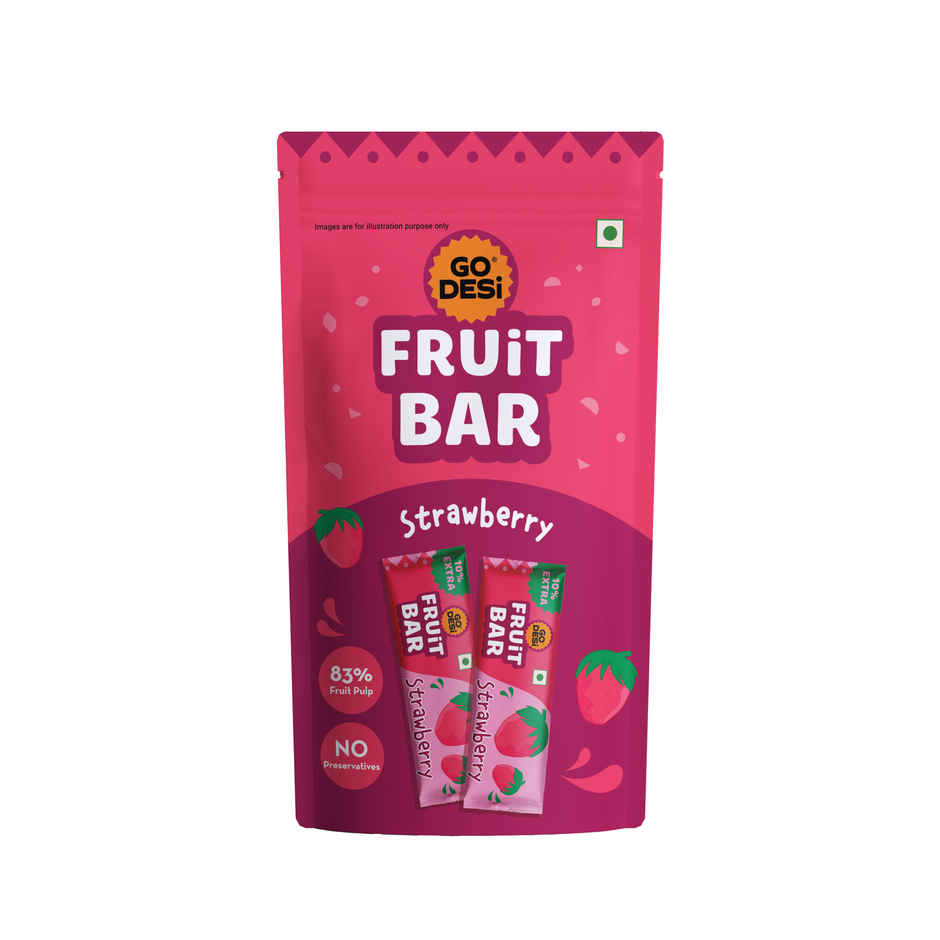 GO Desi Strawberry Fruit Bar