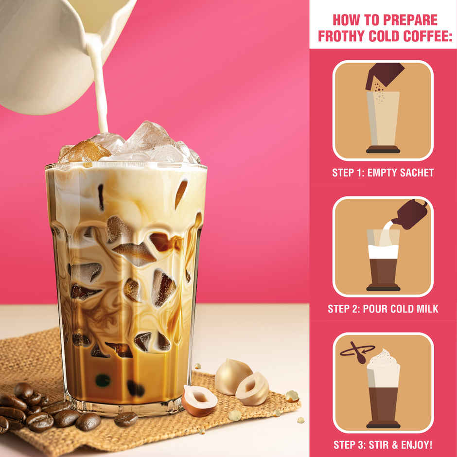 Sunbean Hazelnut Coffee Mix - Effortless Dalgona Experience (Add Milk)