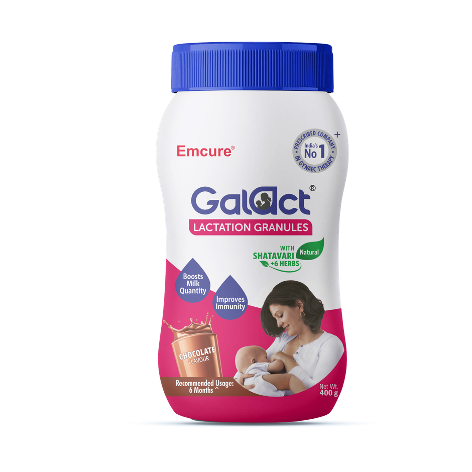 Galact Granules | Lactation Supplement with Shatavari | Chocolate Flavour