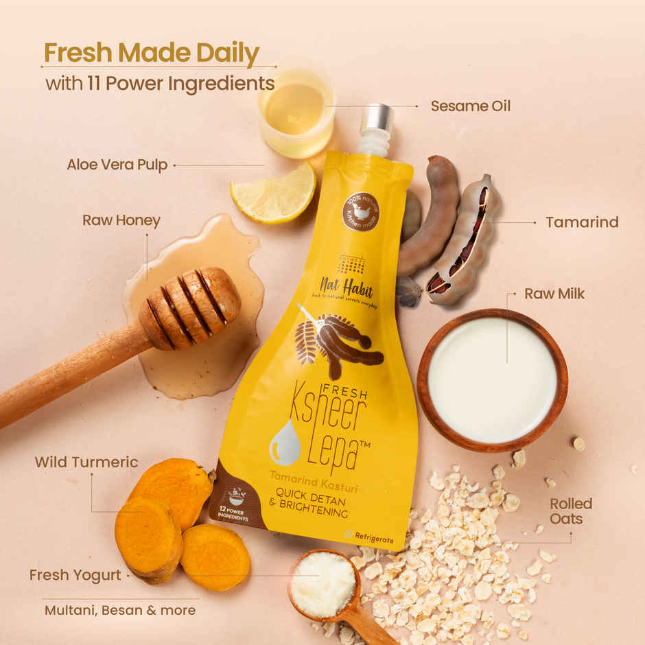 Nat Habit Fresh Tamarind Detan Face Pack