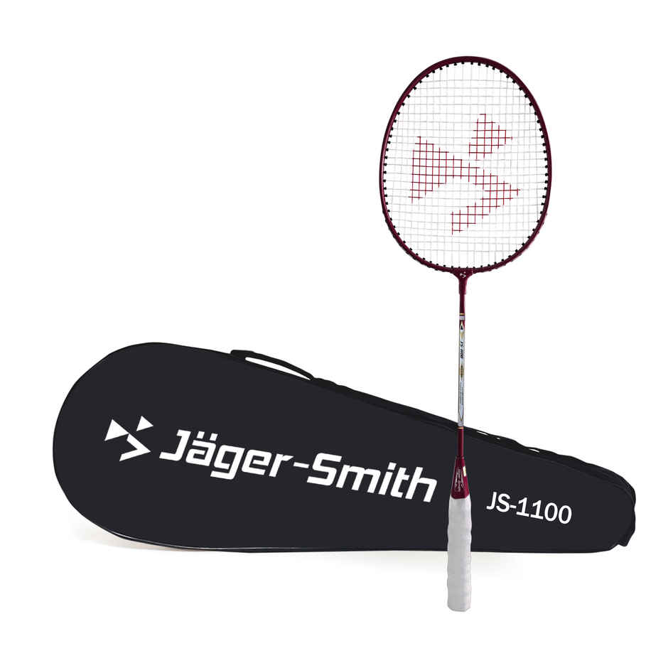 Jager Smith JS1100 Aluminium Badminton Racquet | Maroon