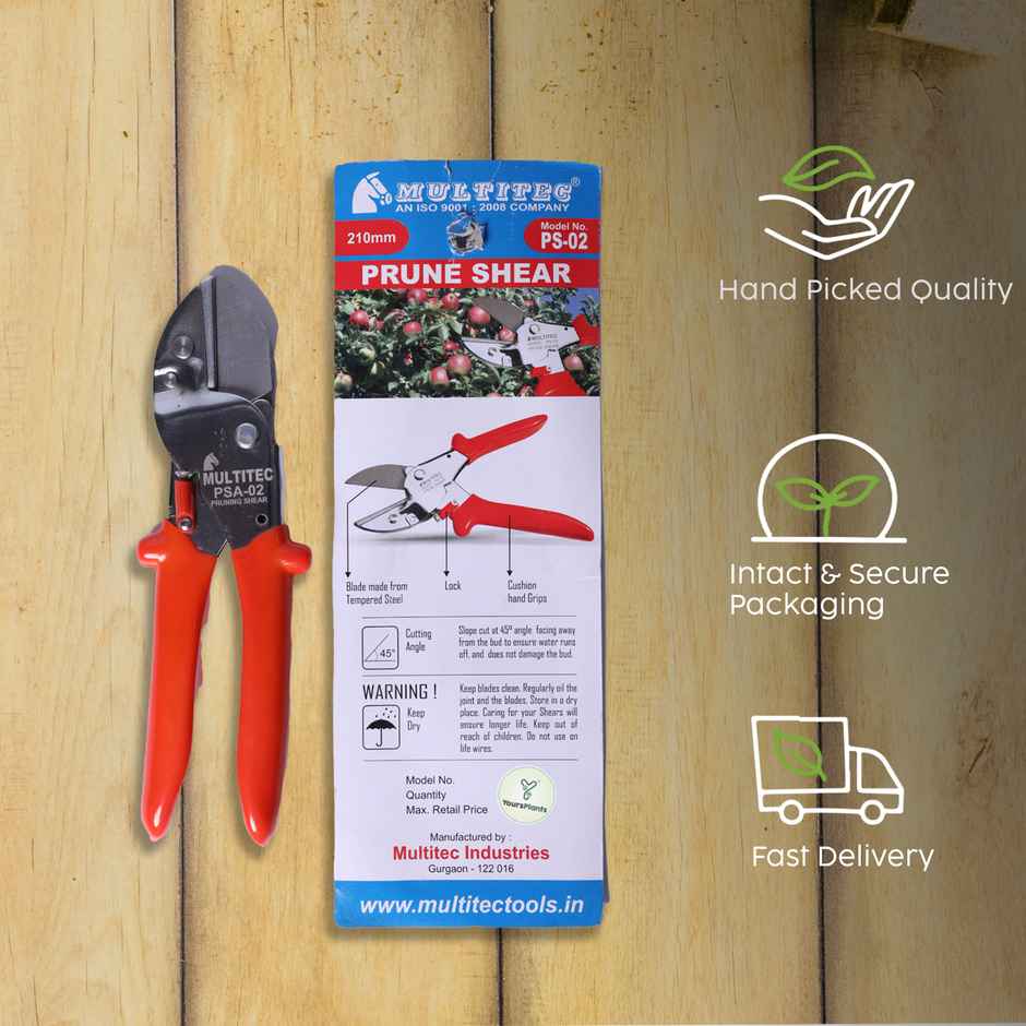 Yoursplants Anvil Pruning Shear | 8 Inch