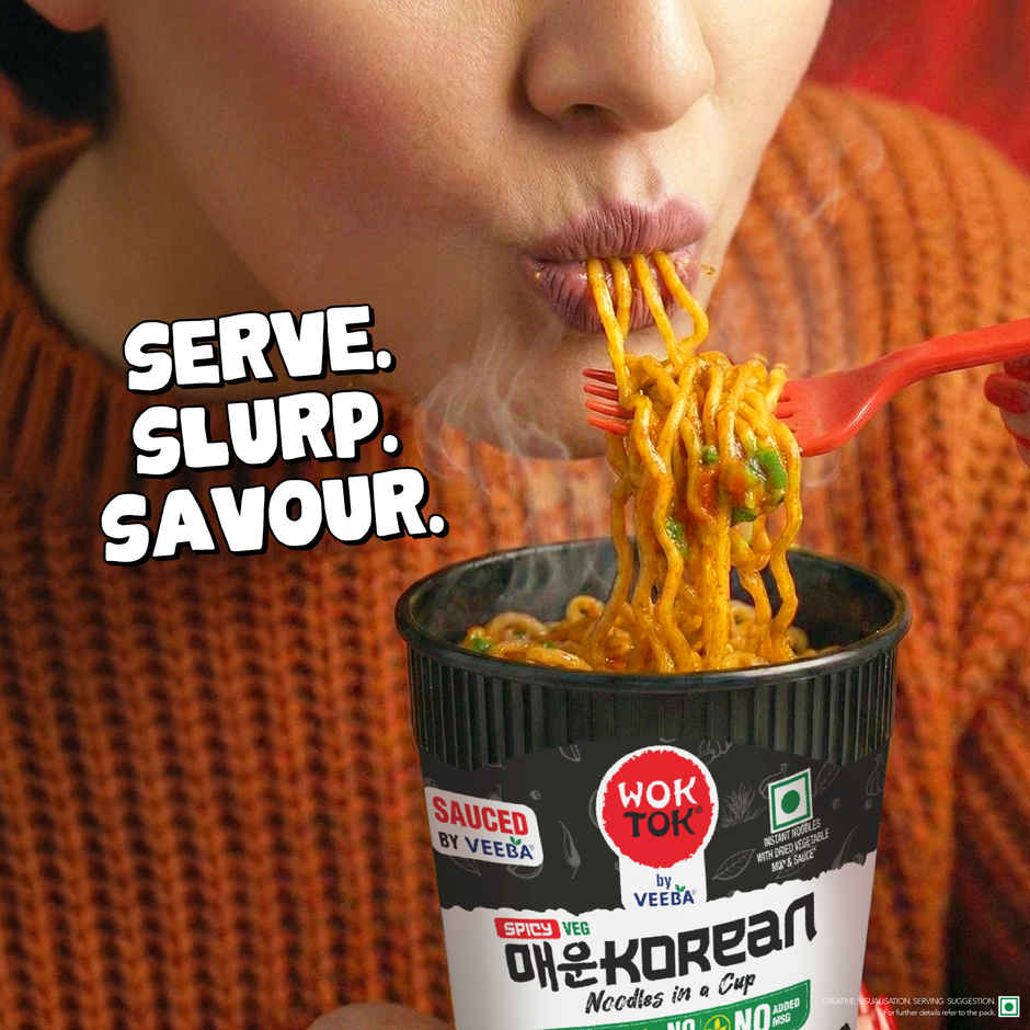 Wok Tok by Veeba Spicy Korean Noodles in a Cup