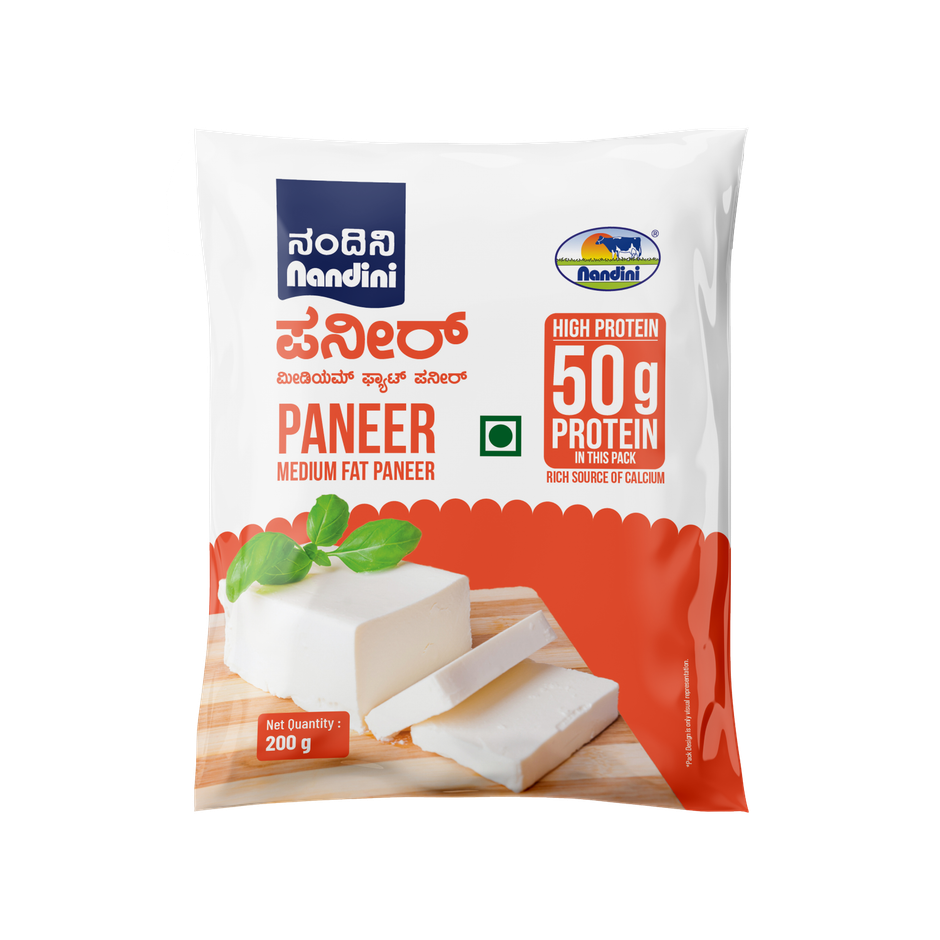 Nandini Medium Fat Paneer