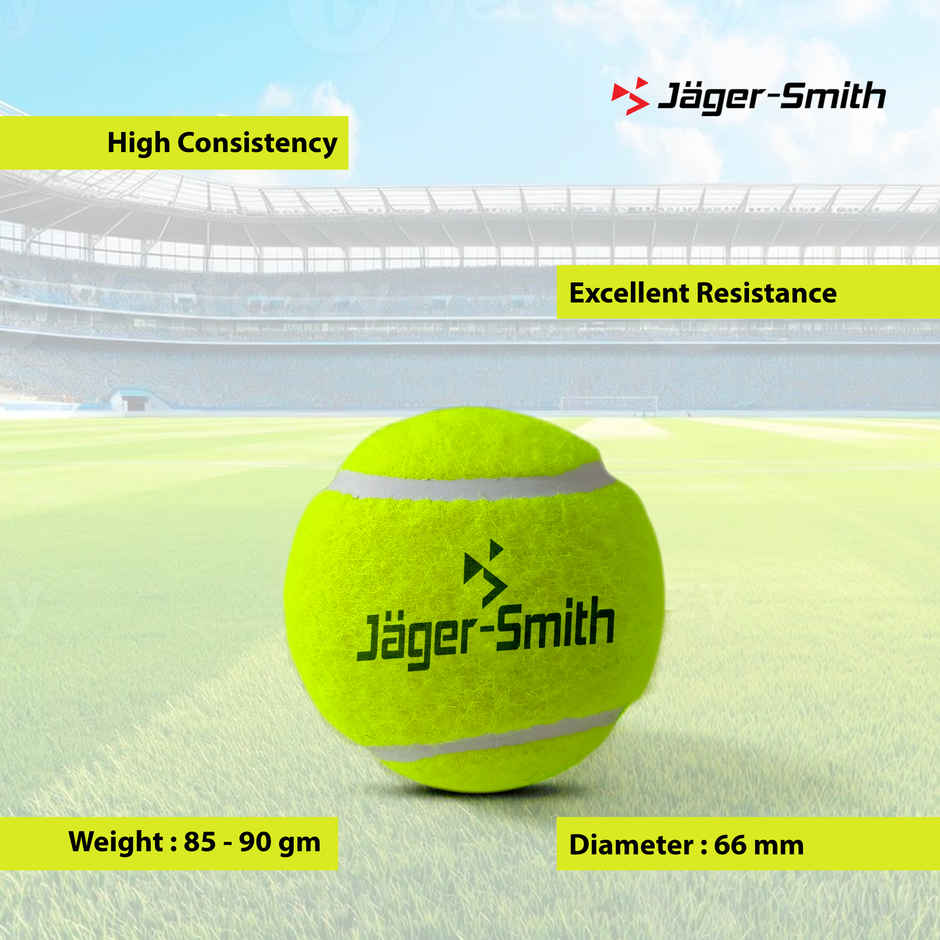 Jager Smith Cricket Tennis Ball | Green