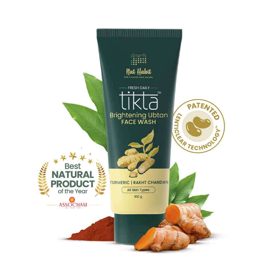 Nat Habit Brightening Ubtan Face Wash For Women & Men