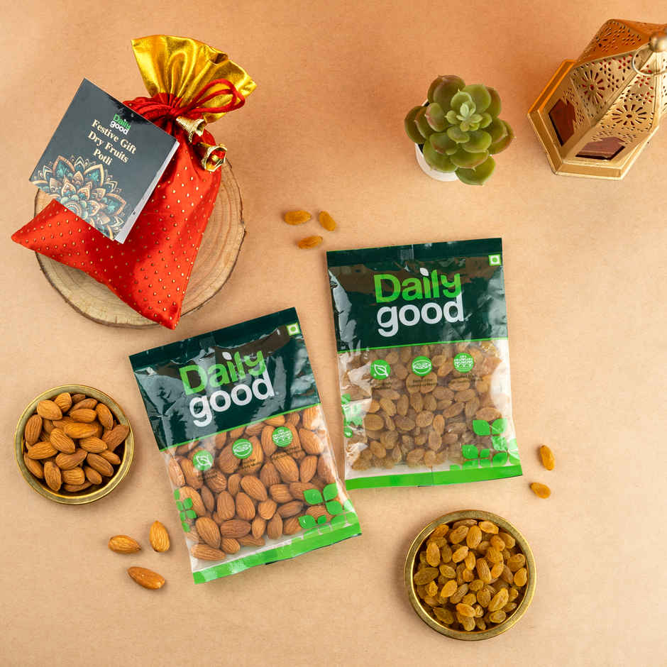 Daily Good Festive Dry Fruit Gift Pack Potli