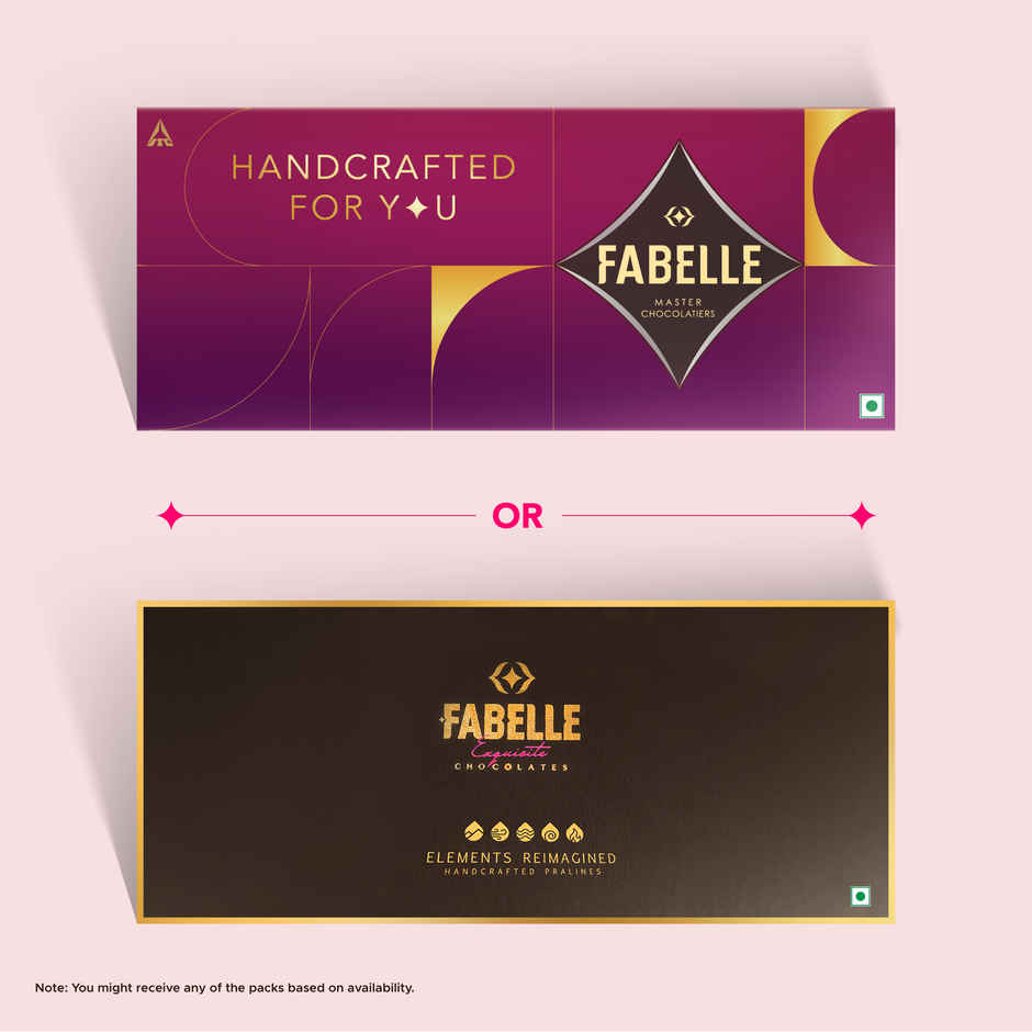 Fabelle Elements Pralines - 5 Handcrafted Dark Chocolates