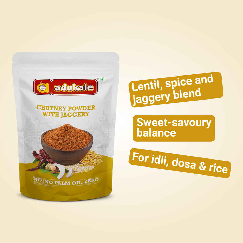 Adukale Chutney Powder With Jaggery