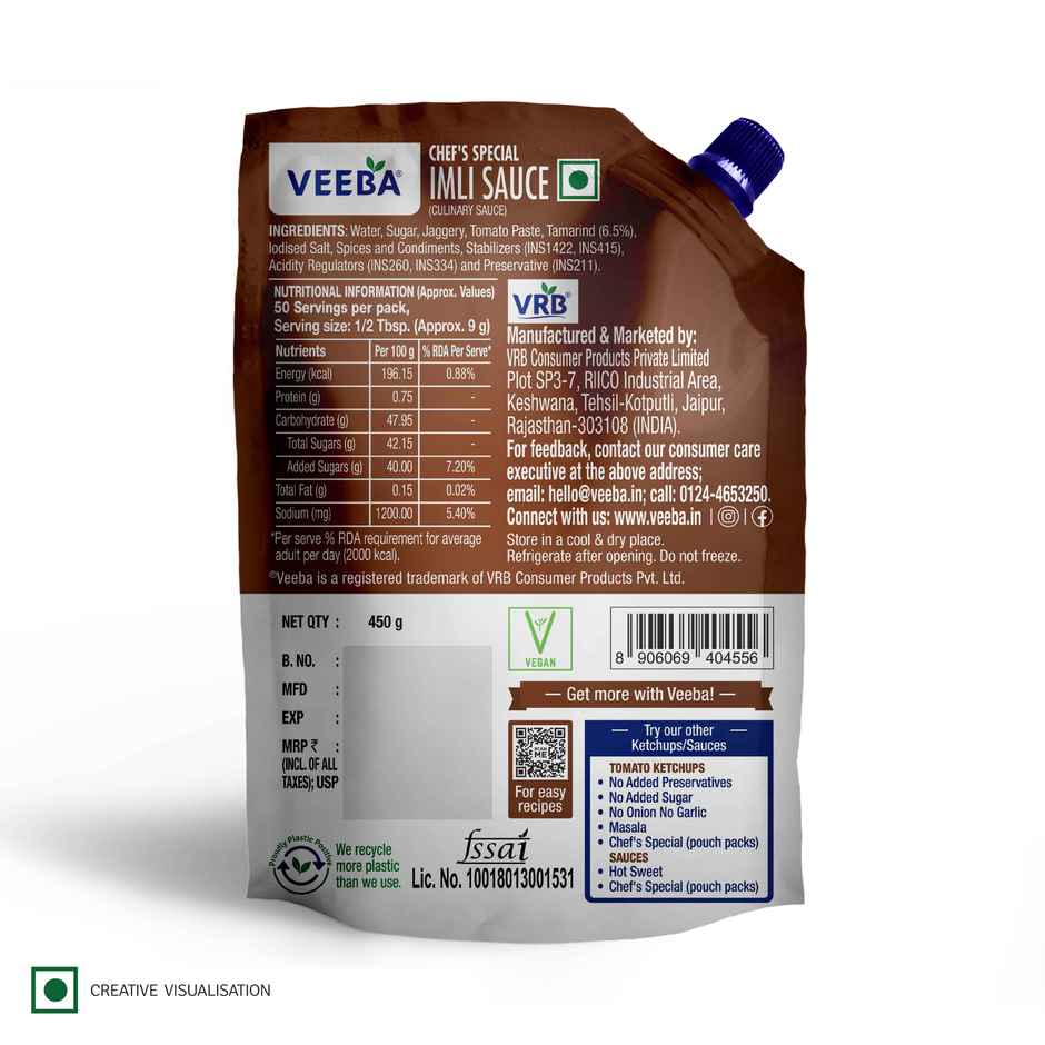 Veeba Chef'S Special Imli Sauce