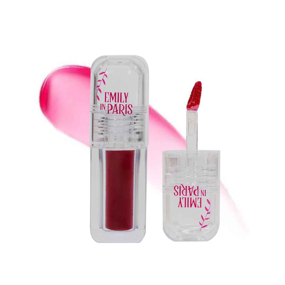 Tint Cosmetics Emily In Paris Lip & Cheek Tint Lipstick With Vitamin E Red