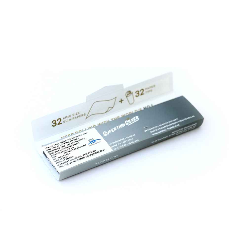 Rizla + Super Thin Silver Slim King Size Combi Pack