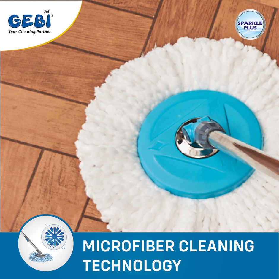Gebi Spin Mop Microfiber Refill for Floor Cleaning
