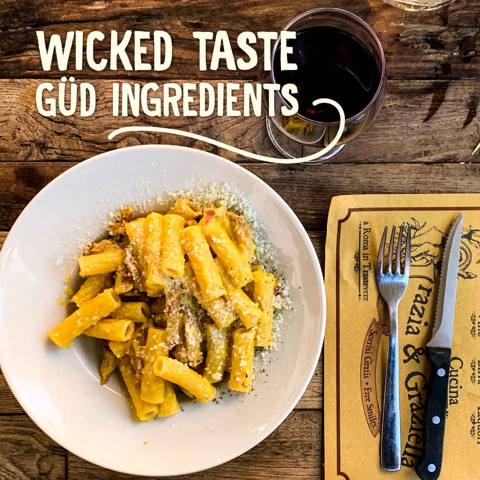 Wickedgud Rigatoni Pasta Made With Durum Wheat
