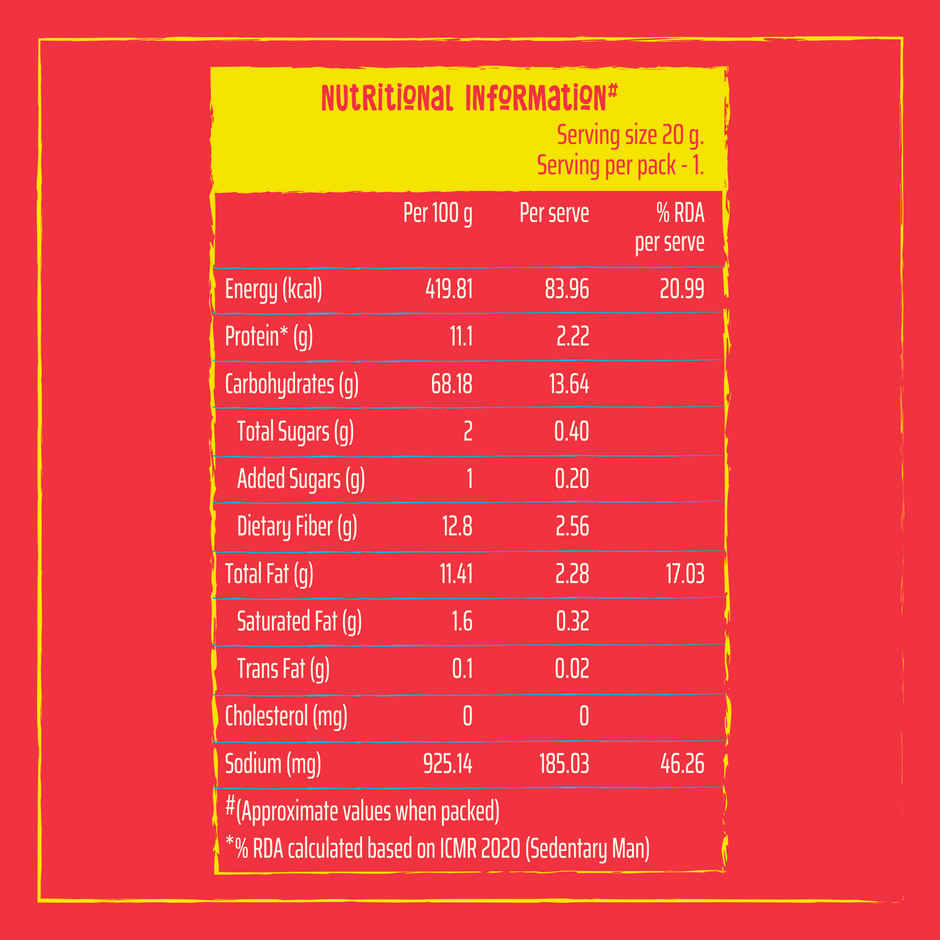 Wickedgud Chickpea Popped Chips - Dil Se Cheese