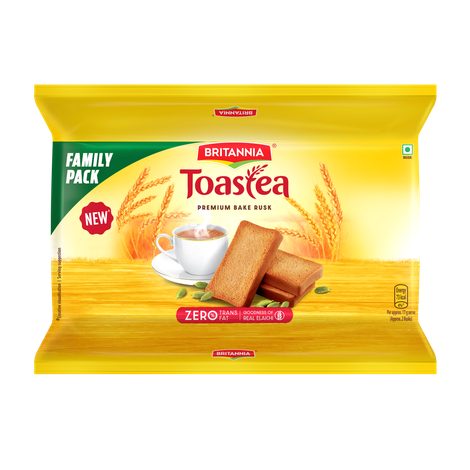 Britannia Toastea Premium Bake Rusk With Real Elaichi