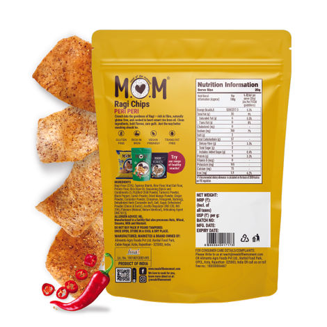 MOM Peri Peri Ragi Chips | No Palm Oil