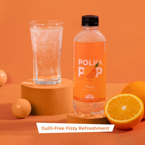 Polka Pop Orange Zero Sugar Sparkling Water