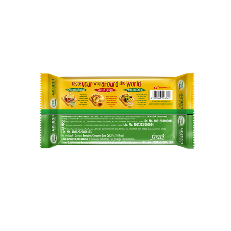 Britannia Nutrichoice Sugar Free Plain Crackers | Artificial Colour-free and Trans Fat-free