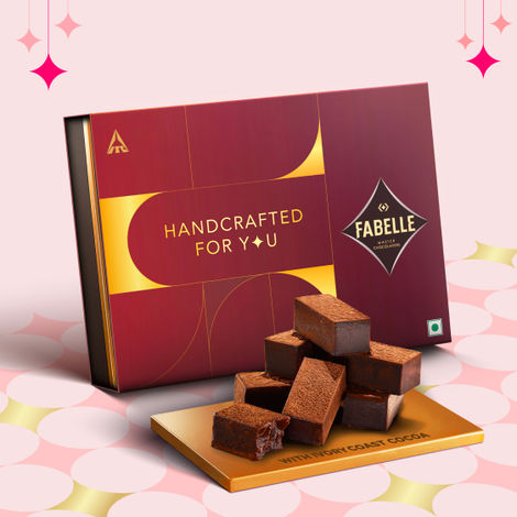 Fabelle Ganache Creamy Milk- 20 Smooth Handcrafted Chocolate Cubes