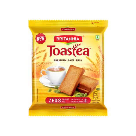 Britannia Toastea Premium Bake Rusk With Real Elaichi