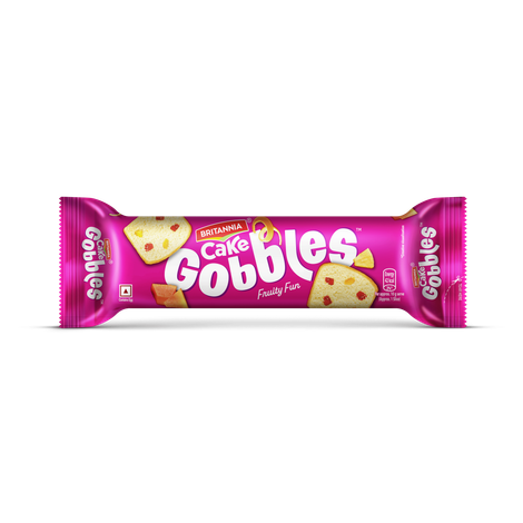 Britannia Gobbles Bar Cake - Fruity Fun