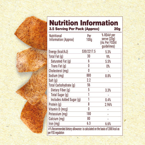 MOM Desi Masala Ragi Chips | No Palm Oil