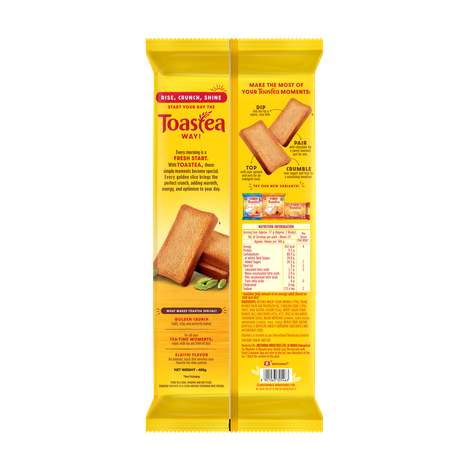 Britannia Toastea Premium Bake Rusk With Real Elaichi