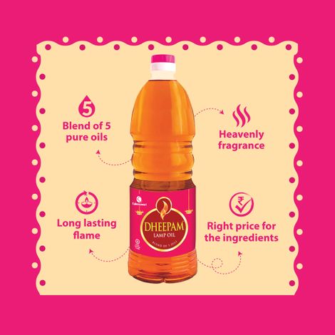 Lamp Oil Pet | Bottle | Dheepam