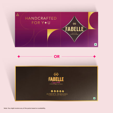 Fabelle Elements Pralines - 5 Handcrafted Dark Chocolates