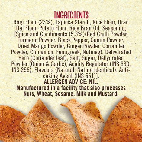 MOM Peri Peri Ragi Chips | No Palm Oil