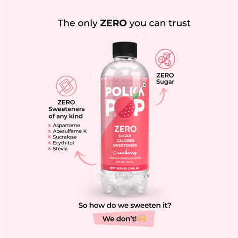 Polka Pop Cranberry Sparkling Water
