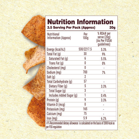 MOM Peri Peri Ragi Chips | No Palm Oil