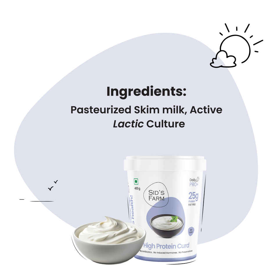 Sid's Farm High Protein Curd