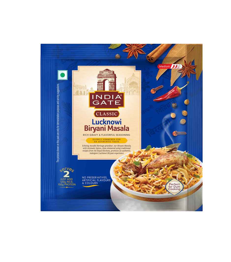 India Gate Classic Lucknowi Biryani Masala Combo