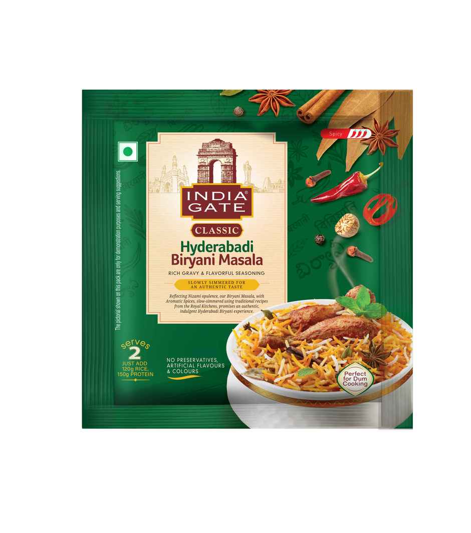 India Gate Classic Hyderabadi Biryani Masala Combo