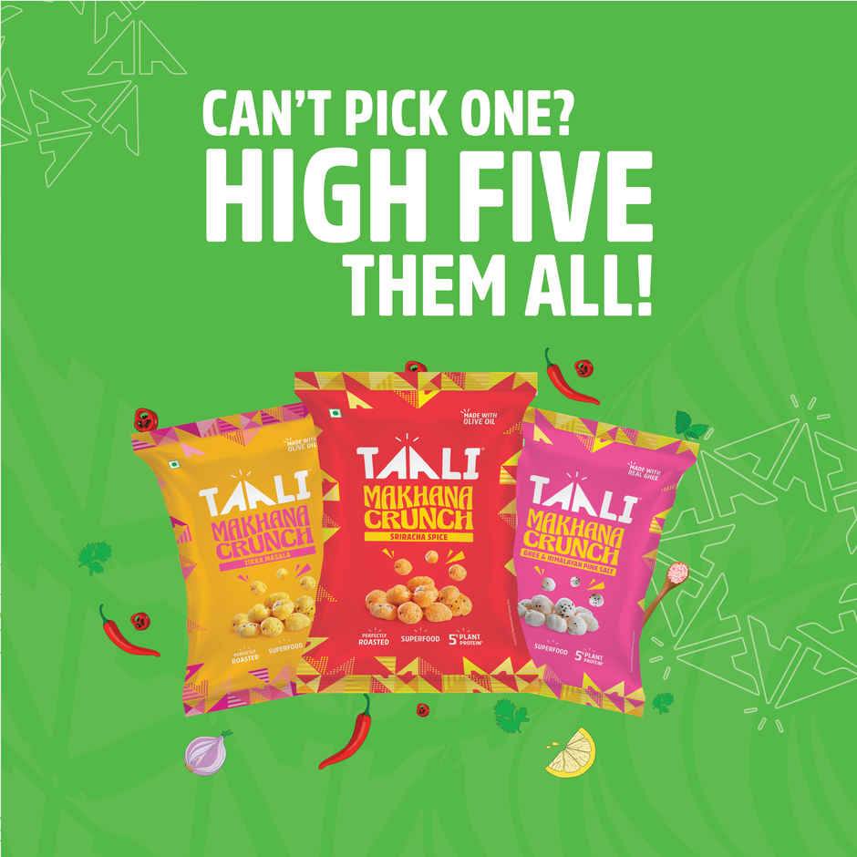 Taali Roasted Makhana - Pudina Foxnuts, Crunchy, Natural, Rich in Protein