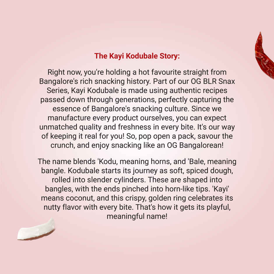 Adukale Kayi Kodubale (Coconut Kodubale) 180.0 Gram (180g) & Adukale Maddur Vade 180.0 Gram (180g) Combo